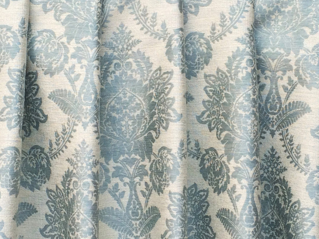 Teal Blue Linen Fabric By The Metre