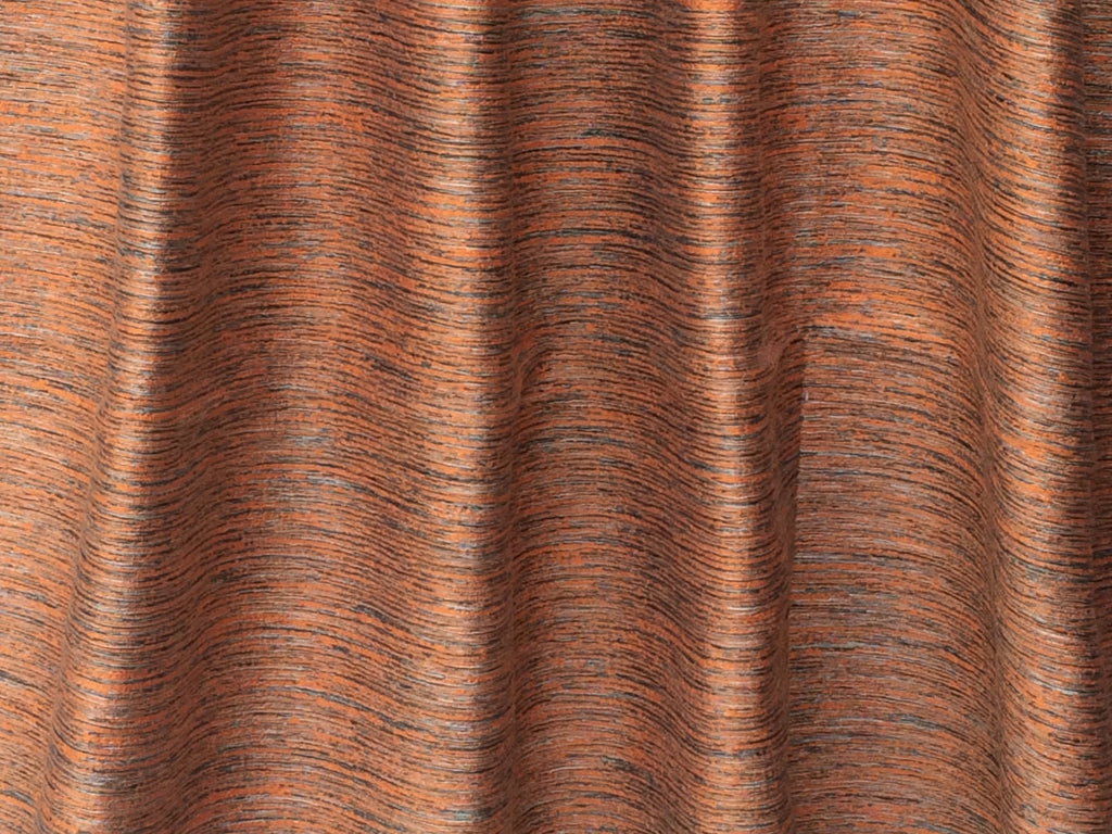 Orange Fields Linen Fabric By The Metre