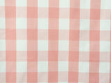 Peach And Ivory Cotton Fabric By The Metre