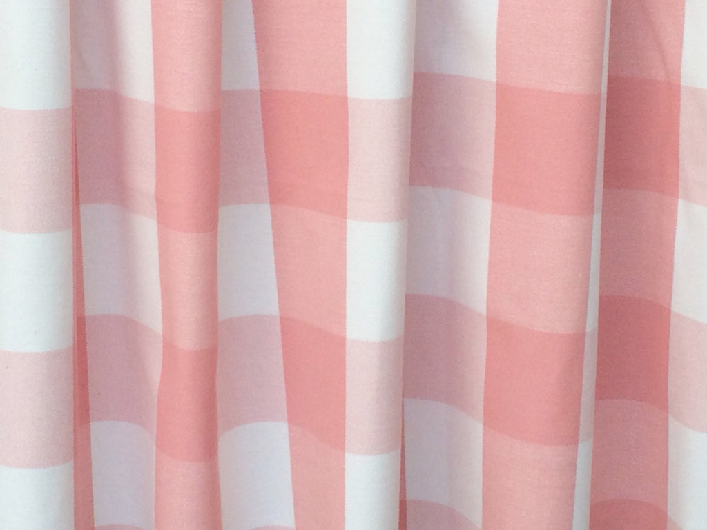 Peach And Ivory Cotton Fabric By The Metre