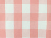 Peach And Ivory Cotton Fabric By The Metre
