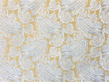 Yellow And Greys Fabric By The Metre