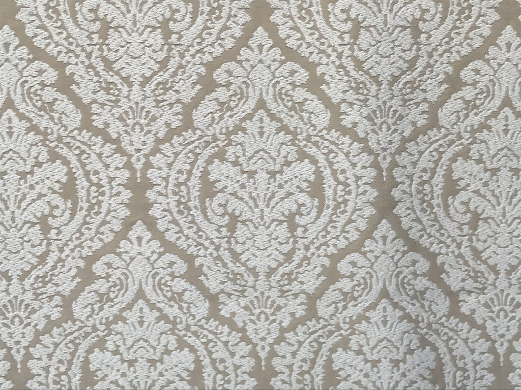 Champagne And Ivory Poly Cotton Fabric By The Metre