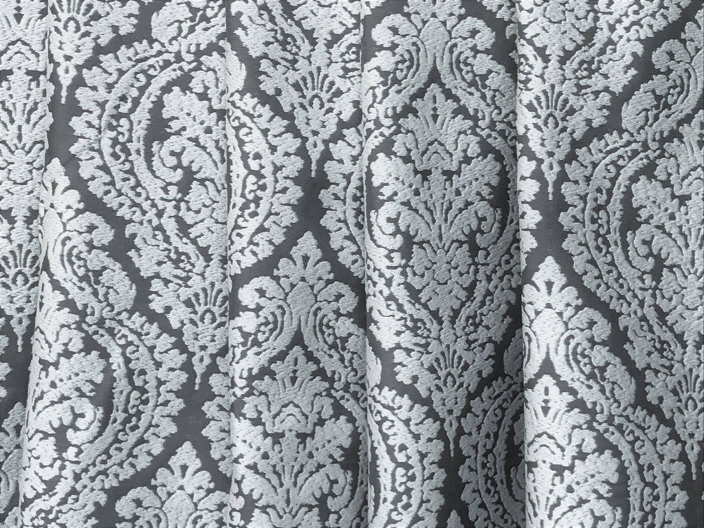 Gray And White Cotton Fabric By The Metre