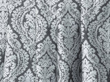 Gray And White Cotton Fabric By The Metre