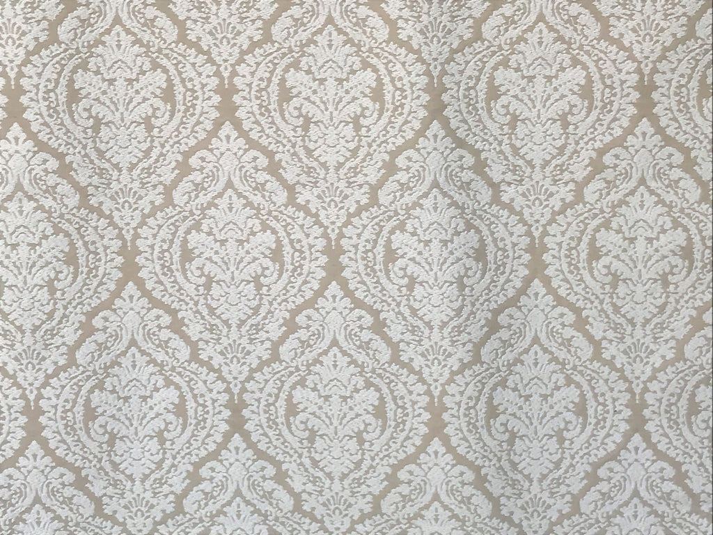 Champagne And Ivory Poly Cotton Fabric By The Metre
