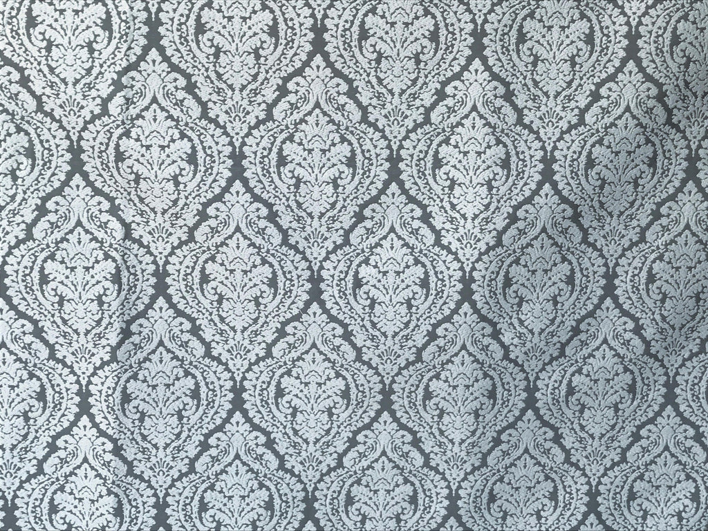 Gray And White Cotton Fabric By The Metre