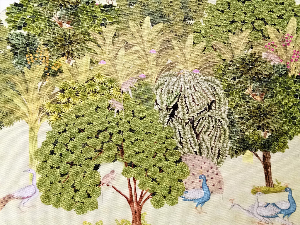 Green Pastures Cotton Fabric By The Metre