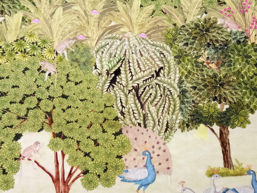 Green Pastures Cotton Fabric By The Metre