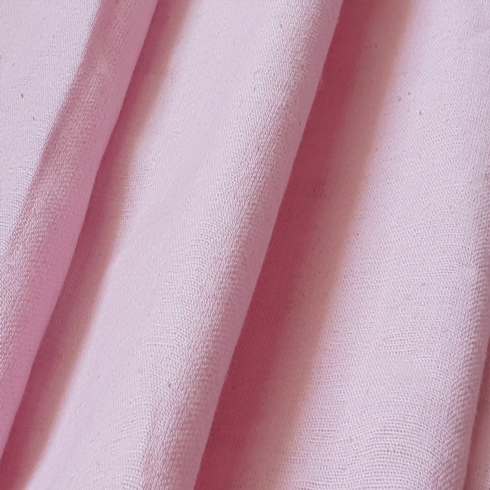 Soft Pink Cotton Linen Fabric by the Metre