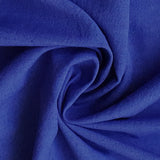 Royal Blue Cotton Linen Fabric by the Metre