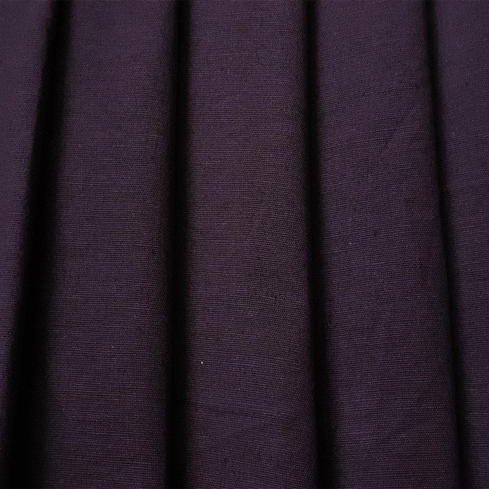 Purple Cotton Linen Fabric by the Metre