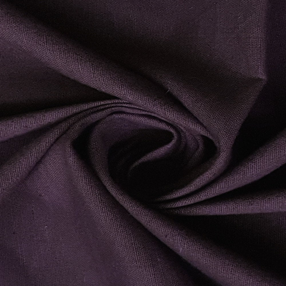 Purple Cotton Linen Fabric by the Metre