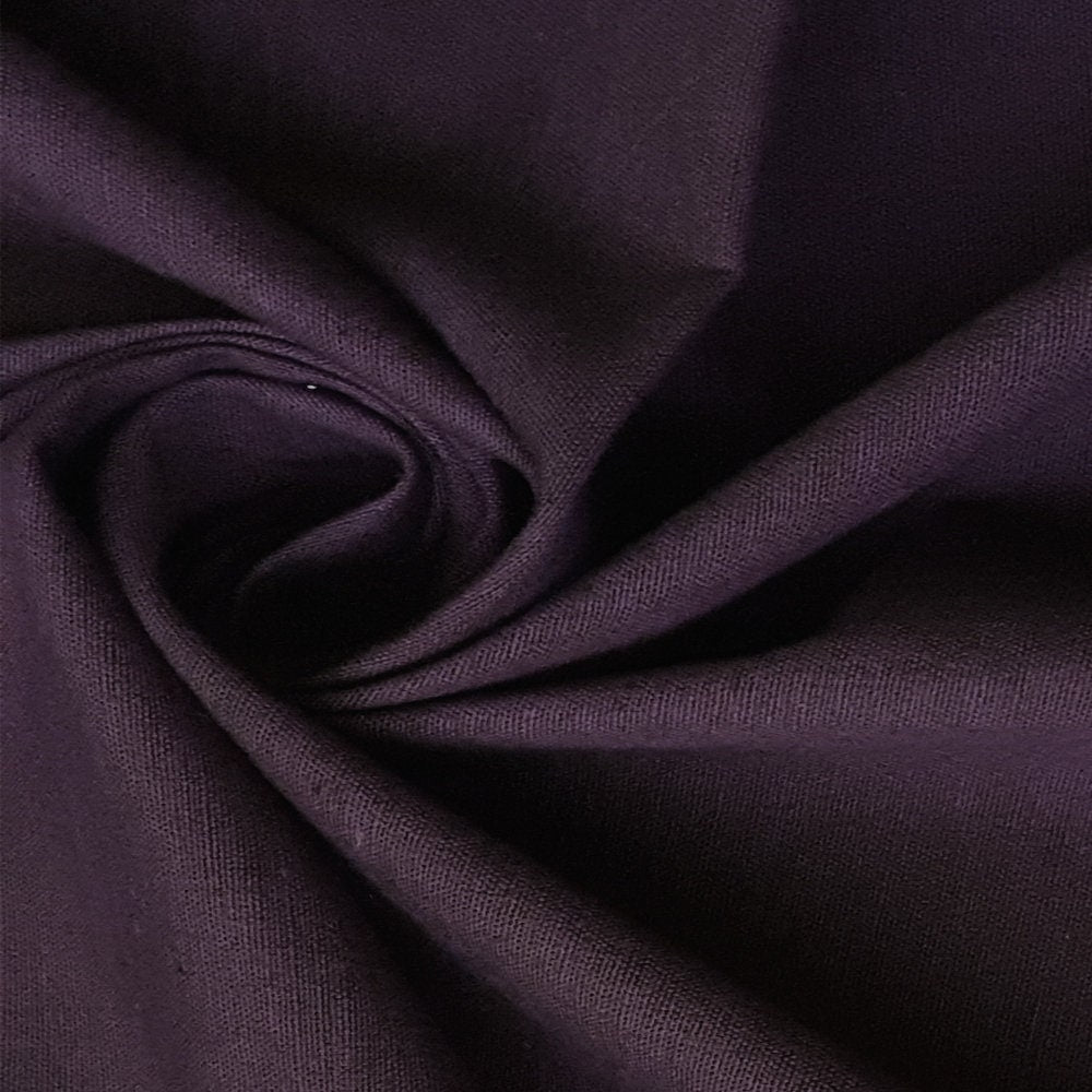Purple Cotton Linen Fabric by the Metre
