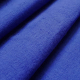 Royal Blue Cotton Linen Fabric by the Metre