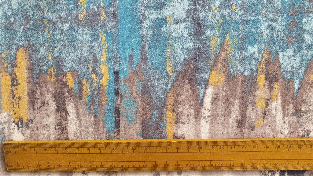 Abstract Love Velvet Fabric By The Metre