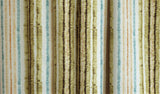 Stripe It Green Printed Jacquard Velvet Curtain Panels