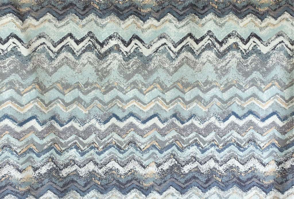 Waves Are Scenic Printed Velvet Fabric By The Metre