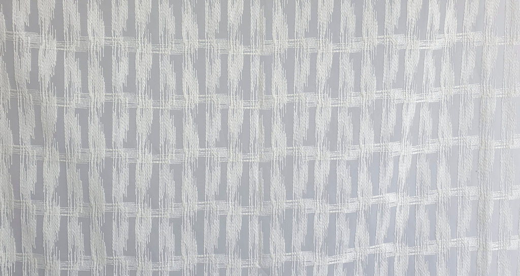 Ivory Illustrations Sheer Curtain Fabric By The Metre