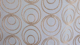 Fawn Circles Sheer Printed Velvet Curtain Panels