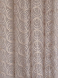 Fawn Circles Sheer Curtain Fabric By The Metre