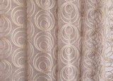 Fawn Circles Sheer Curtain Fabric By The Metre