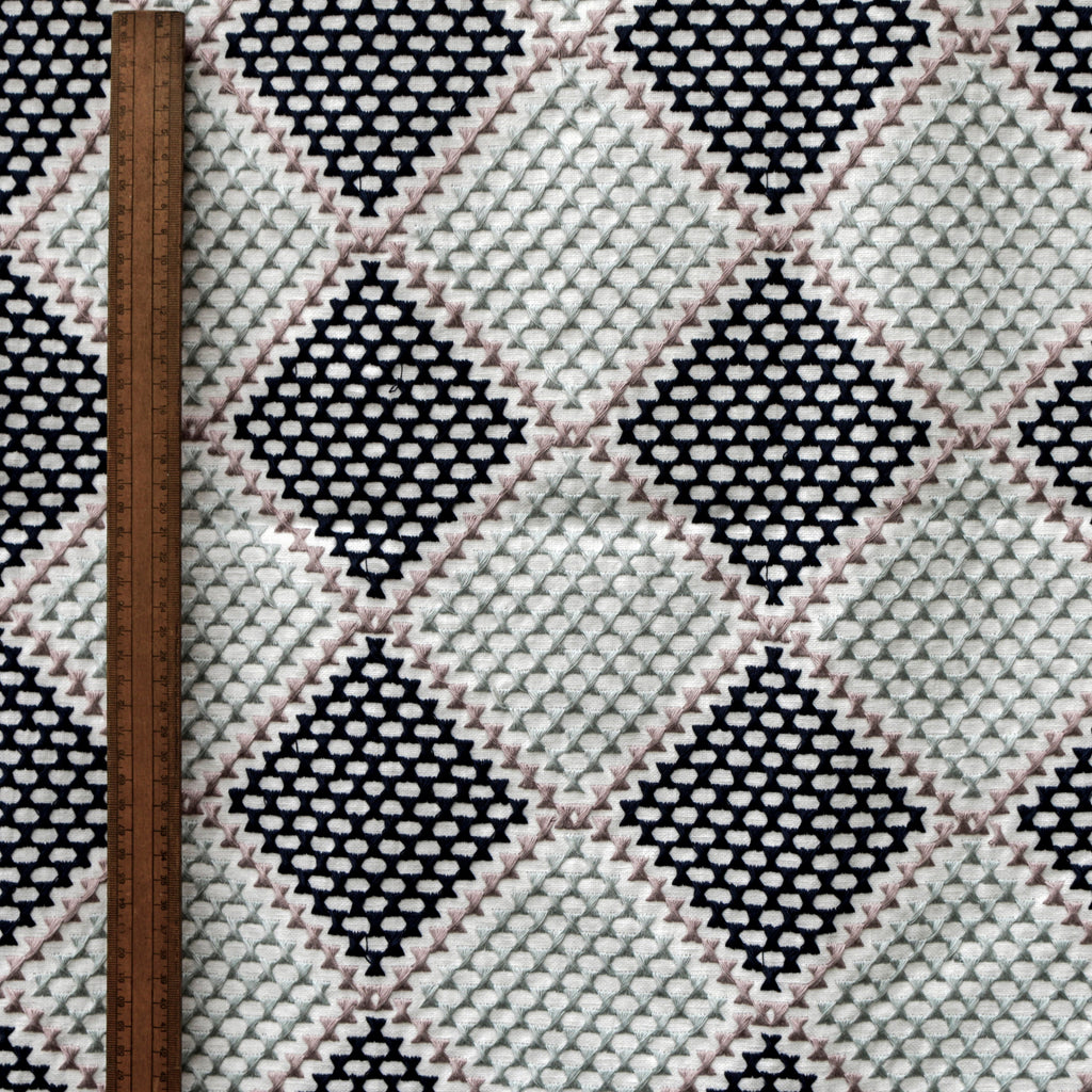 Knotted Vibes Cotton Fabric By The Metre