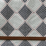 Knotted Vibes Navy Blue Cotton Embroidery Curtain Panels