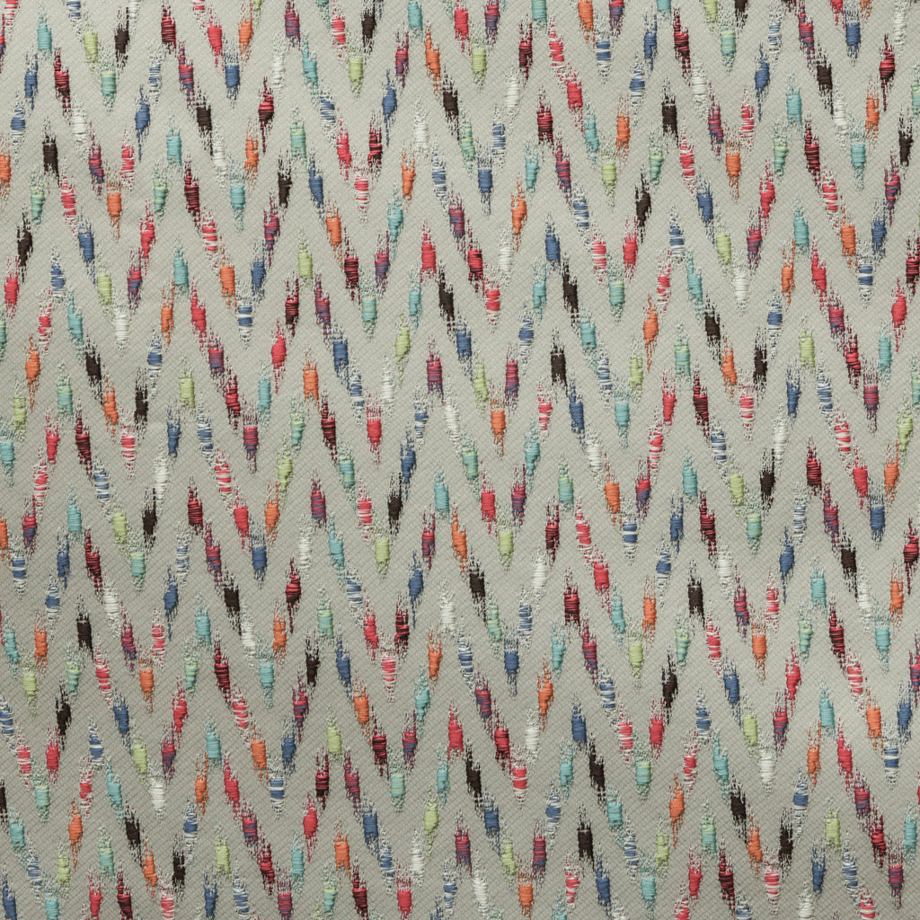 Colorful Chevron Jacquard Embroidery Curtain Panels