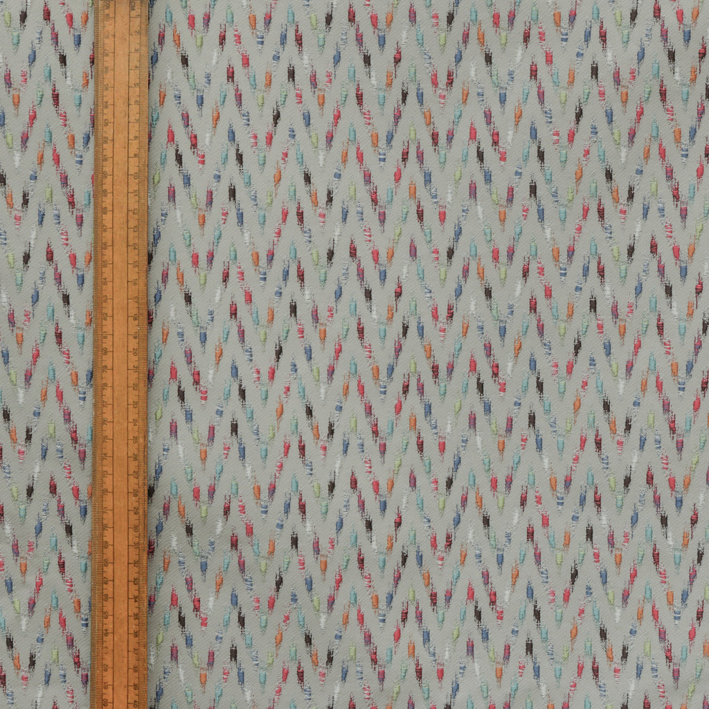 Colorful Chevron Jacquard Embroidery Curtain Panels