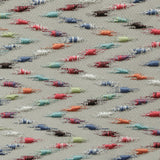 Colorful Chevron Jacquard Embroidery Curtain Panels