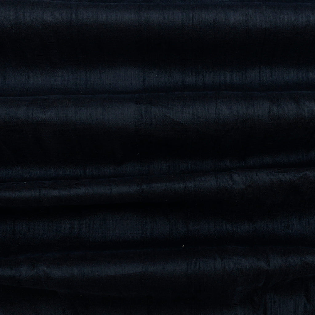 Black Silk Dupioni Curtain Panels