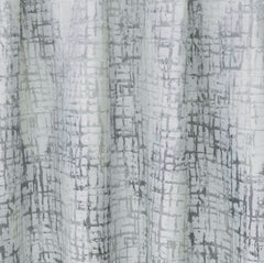 White, Ivory Diamond Jaal Jacquard Weave Curtain Panels