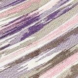 Pink, Purple N Gray Streaks Cotton Embroidery Curtain Panels