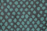 Aquatic Green Leaves Print Jacquard Weave Curtain Panels