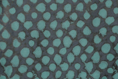 Aquatic Green Leaves Print Jacquard Fabric By The Metre