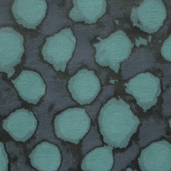 Aquatic Green Leaves Print Jacquard Fabric By The Metre