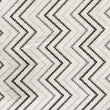 Charcoal Gray Cotton Embroidered Diamonds Curtain Panels