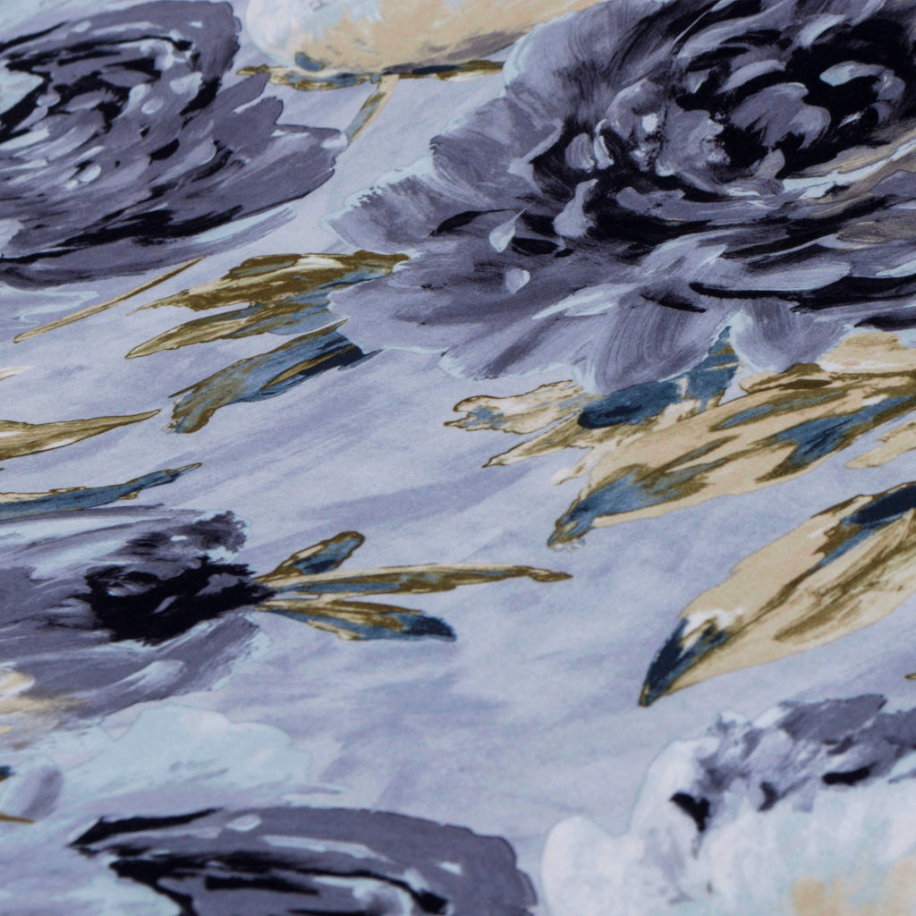 Midnight Garden Printed Velvet Fabric By The Metre