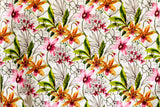 Garden Blossom Cotton Fabric By The Metre