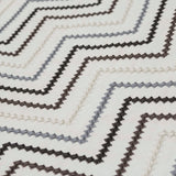 Embroidered Diamonds Cotton Fabric By The Metre