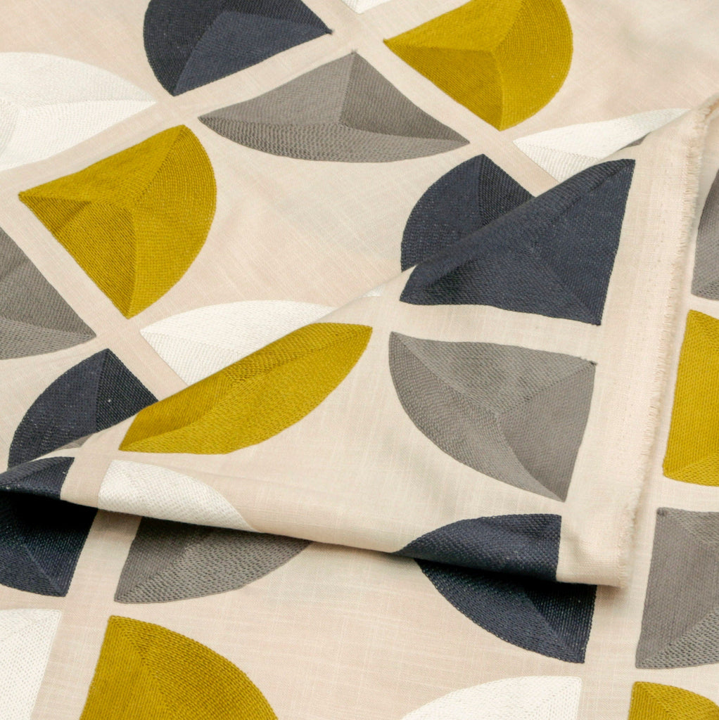 Almost Circles Cotton Fabric By The Metre