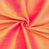 Pink And Yellow Silk Dupioni Curtain Panels