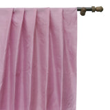 Lavender Pink Art Silk Curtain Panels