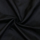 Black Art Silk Curtain Panels