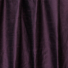Dark Plum Art Silk Curtain Panels