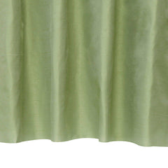 Light Green Art Silk Curtain Panels