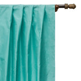 Sea Green Art Silk Curtain Panels