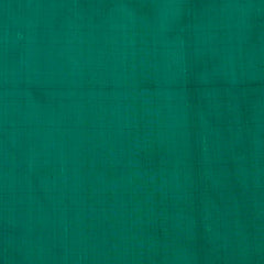 Dark Peacock Green Silk Dupioni Fabric By The Metre