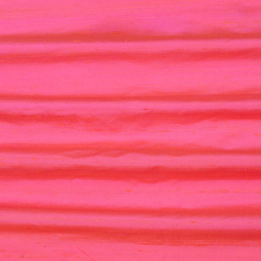Coral Pink Silk Dupioni Curtain Panels